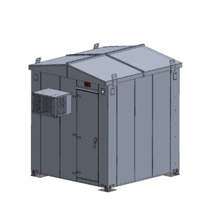 8x8 Aluminum Instrument House - Teardrop Walls