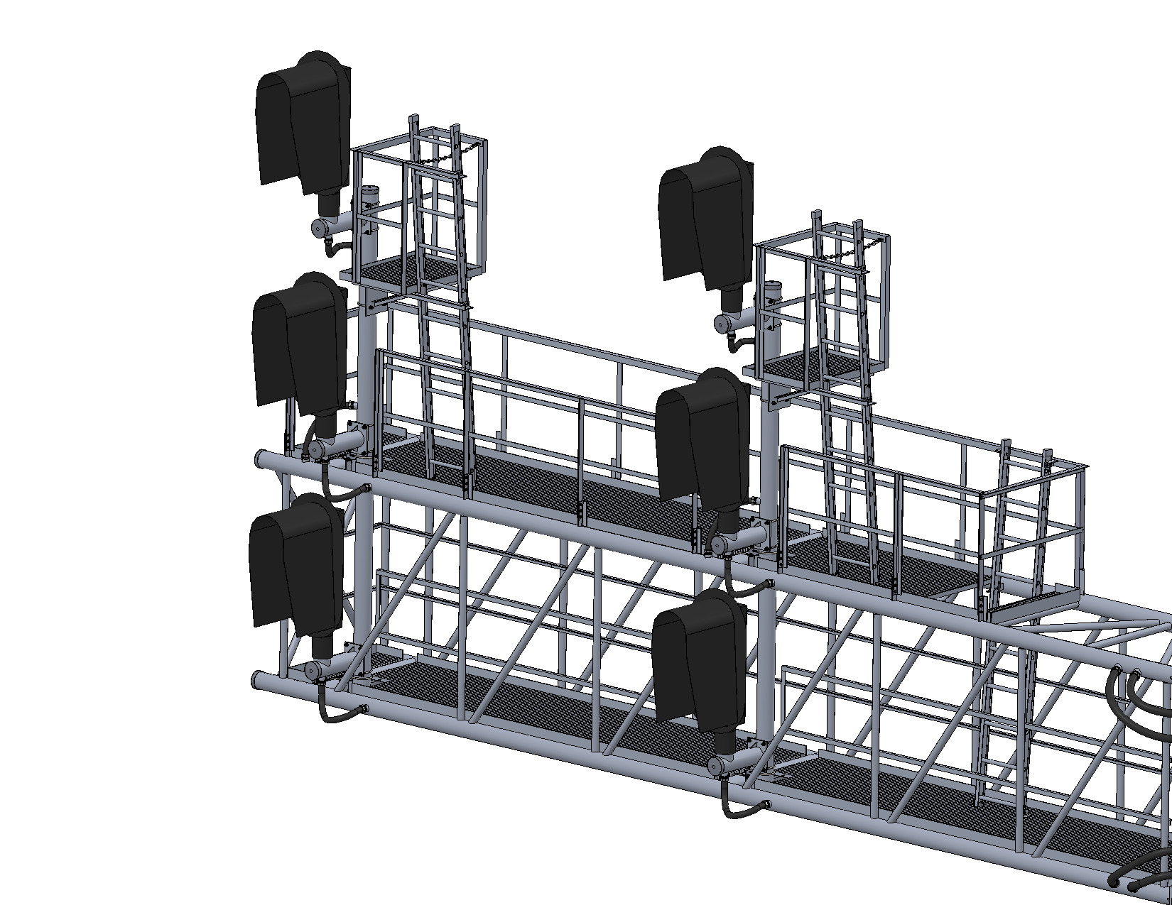 56R31-01 Four Post Wayside Cantilever - 31ft - Image 4